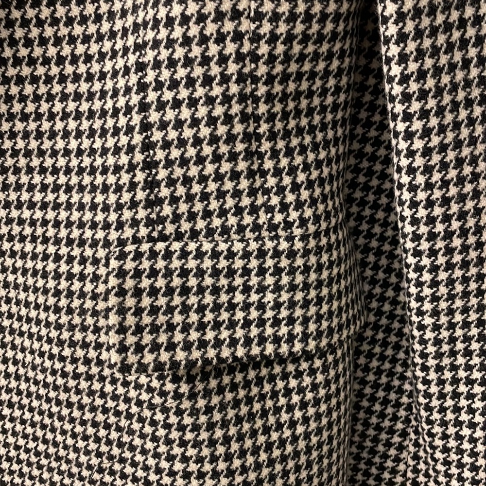 RALPH LAUREN VINTAGE PURPLE LABEL black and white houndstooth blazer🏇 - Picture 6 of 9